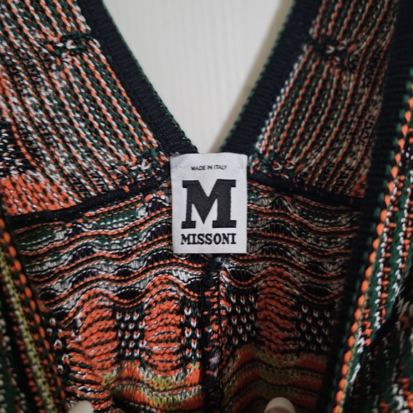 M Missoni Striped Bow Jumpsuit Size 40/4 - Picture 12 of 16